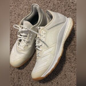 ADIDAS Crazy Flight X White Volleyball Shoes Sports Non Marking Size 10 Womens